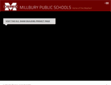 Tablet Screenshot of millburyschools.org